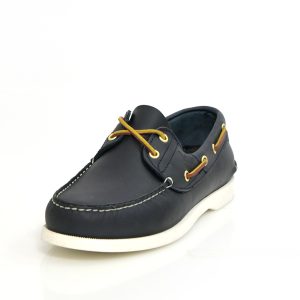 Α 221 ΜΠΛΕ ΔΕΡΜΑ ΛΕΥΚΗ ΣΟΛΑ GOULIS SHOES - Image 4
