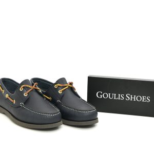Α 221 ΜΠΛΕ ΔΕΡΜΑ GOULIS SHOES - Image 1
