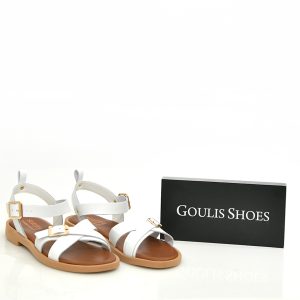 Γ 26-615 ΛΕΥΚΟ ΜΑΤ GOULIS SHOES - Image 1