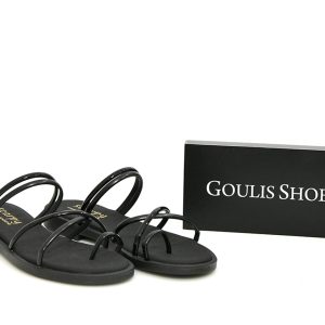 Γ 26-690 BLACK   GOULIS SHOES