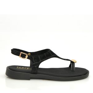 Γ 26-601 ΜΑΥΡΟ ΚΡΟΚΟ GOULIS SHOES - Image 3