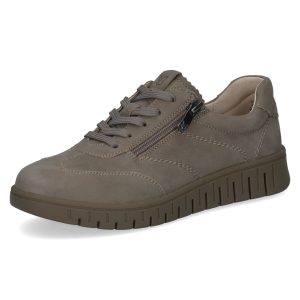 Γ 9-23761-46-334 CAPRICE TAUPE NUBUK