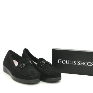 Γ 7289 BLACK GOULIS SHOES