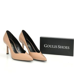 Γ 712 NUDE ΛΟΥΣΤΡΙΝΙ GOULIS SHOES