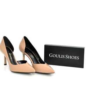 Γ 716 NUDE ΛΟΥΣΤΡΙΝΙ GOULIS SHOES