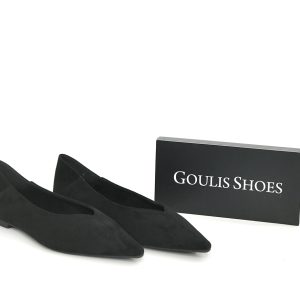 Γ 9875 ΜΑΥΡΟ ΚΑΣΤΟΡΙ  GOULIS SHOES