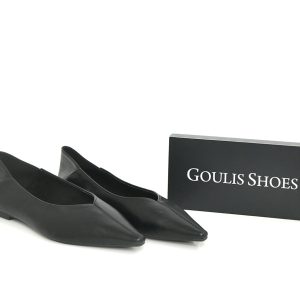 Γ 9876 BLACK ΜΑΤ GOULIS SHOES
