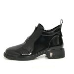 Γ 26512 ΜΑΥΡΟ ΣΠΑΣΤΟ ΛΟΥΣΤΡΙΝΙ ADAM'S SHOES - Image 2