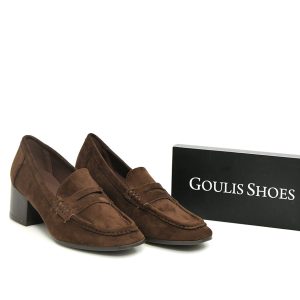 Γ 327 BROWN ΚΑΣΤΟΡΙ GOULIS SHOES
