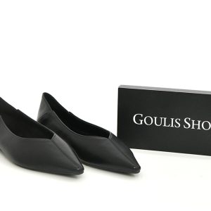 Γ 9876 BLACK ΜΑΤ GOULIS SHOES - Image 6