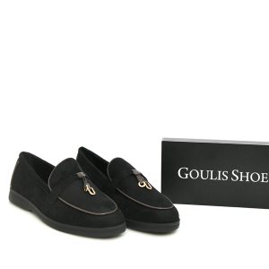 Γ 120 BLACK ΚΑΣΤΟΡΙ  GOULIS SHOES