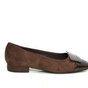 Γ 1336 BROWN ΚΑΣΤΟΡΙ -ΛΟΥΣΤΡΙΝΙ GOULIS SHOES - Image 3