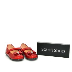 Π 1226-505 ΚΟΚΚΙΝΟ ΓΚΛΙΤΕΡ GOULIS SHOES - Image 1