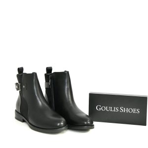Γ 3754 BLACK  GOULIS SHOES - Image 1