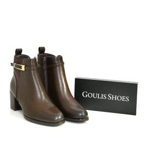 Γ 2646 BROWN GOULIS SHOES - Image 1