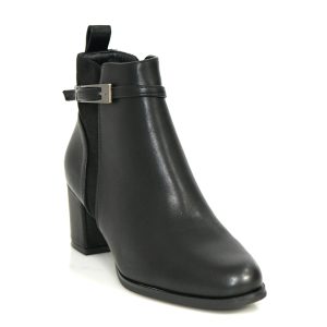 Γ 2646 BLACK GOULIS SHOES - Image 5