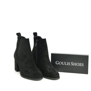 Γ 8400 BLACK GOULIS SHOES - Image 1