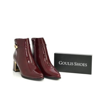 Γ 5958 WINE  GOULIS SHOES - Image 1