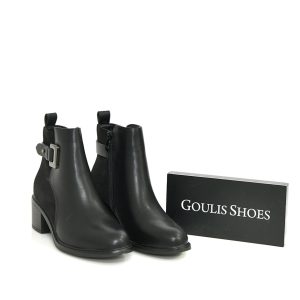 Γ 1327 BLACK  GOULIS SHOES - Image 1