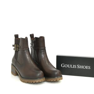 Γ 8158 BROWN  GOULIS SHOES - Image 1