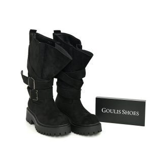 Γ 7631 BLACK ΚΑΣΤΟΡΙ   GOULIS SHOES - Image 1