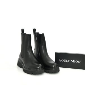 Γ 7504 BLACK  GOULIS SHOES - Image 1