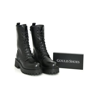 Γ 2920 ΜΑΥΡΟ ΜΑΤ   GOULIS SHOES - Image 1