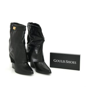 Γ RXJ-255 ΜΑΥΡΟ ΜΑΤ  GOULIS SHOES - Image 1