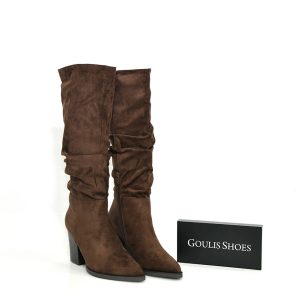 Γ 6557 BROWN ΚΑΣΤΟΡΙ  GOULIS SHOES