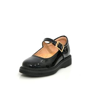 Π 1226-81 ΜΑΥΡΟ ΛΟΥΣΤΡΙΝΙ ΓΚΛΙΤΕΡ GOULIS SHOES - Image 4