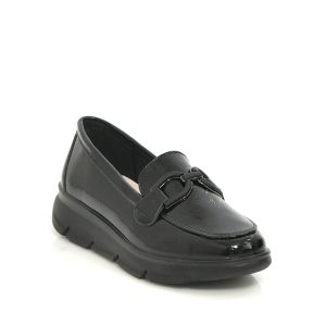 Γ 65121 BLACK PATENT GOULIS SHOES - Image 5