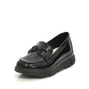 Γ 65121 BLACK PATENT GOULIS SHOES - Image 4