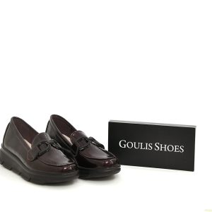 Γ 65121 BORDO PATENT GOULIS SHOES - Image 1