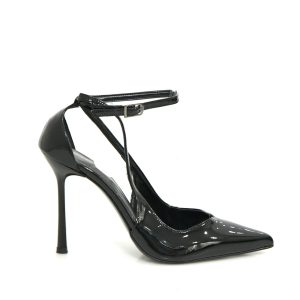 Γ 912 ΜΑΥΡΟ ΛΟΥΣΤΡΙΝΙ  GOULIS SHOES - Image 2